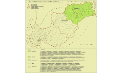 Карта оренбургской губернии до 1917