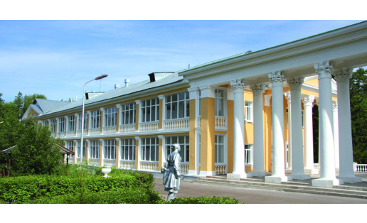 Санаторий “Глуховская”: галерея и спальный корпус №2; Glukhovskaya Health Resort: 1 – gallery and dormitory №2