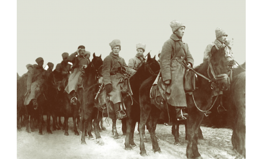Эскадрон Отдельной Башкирской кавалерийской дивизии. 1919