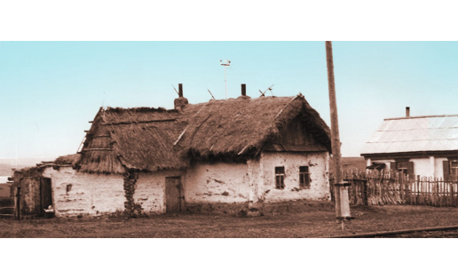 Традиционный дом Г‑образной планировки (д.Купоярово Давлекановского р‑на, 1969). К статье "Мордва".