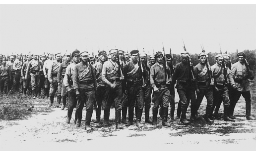 Ҡыҙыл гвардия яугирҙары. 1918. БР‑ҙың Үҙәк тарих архивы