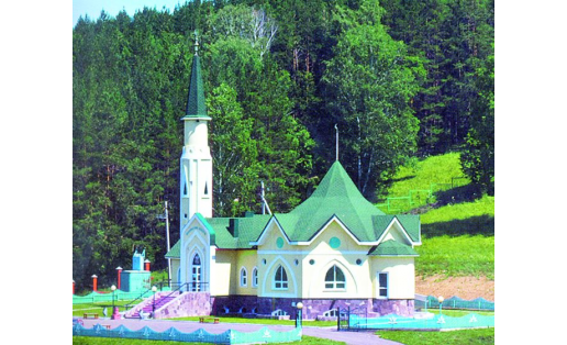 Мечеть на территории санатория “Красноусольск” A mosque on the territory of the Krasnousolsk health resort