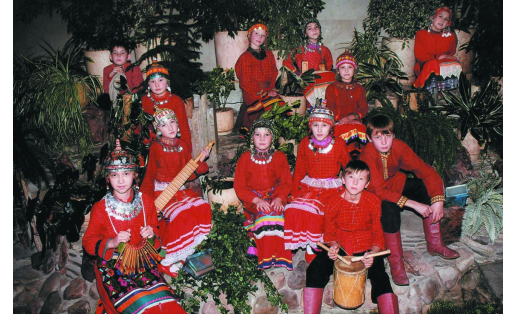 Чувашский фольклорный ансамбль “Шевле”: Детская группа. Chuvash folk ensemble “Shevle”. Children’s group.
