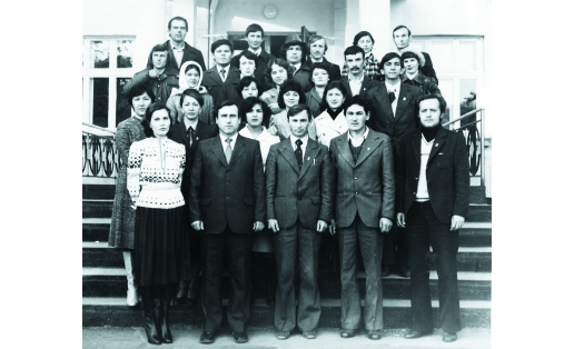 Участники пленума Сибайского горкома ВЛКСМ. 1975