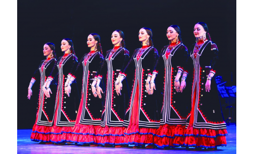 “Seven girls” dance performed by Ethnic dance ensemble n.a. F. Gaskarov