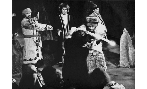 Сцена из оперы “Нэркэс” Х.Ф.Ахметова. БГТОиБ, 1994 A scene from the opera Nerkes by H.F.Akhmetov. Bashkir State Opera and Ballet Theatre, 1994