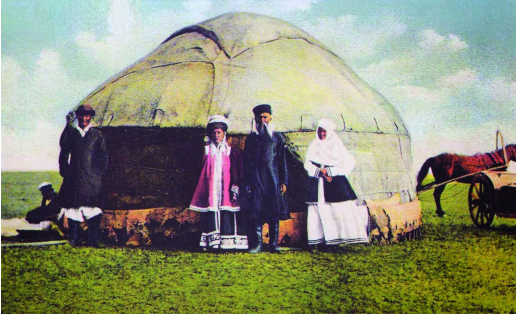 Казахская семья (г.Оренбург, нач. 20 в.)