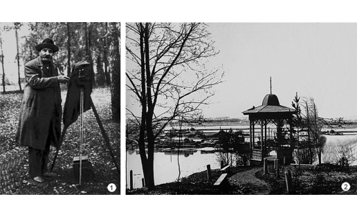 Фотографии А.А.Зираха: 1 — автопортрет; 2 — вид со Случевской горы. Все — нач. 20 в.