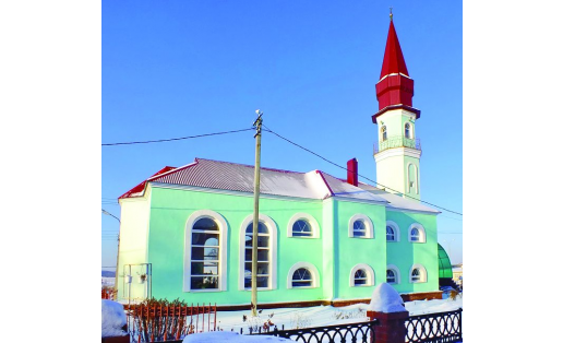Мечеть в с.Большеустьикинском A mosque in Selo Bolsheustikinskoye