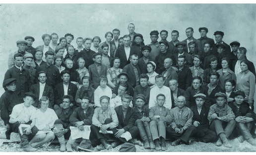 Участники 4‑го пленума Белорецкого райкома ВЛКСМ. 1931