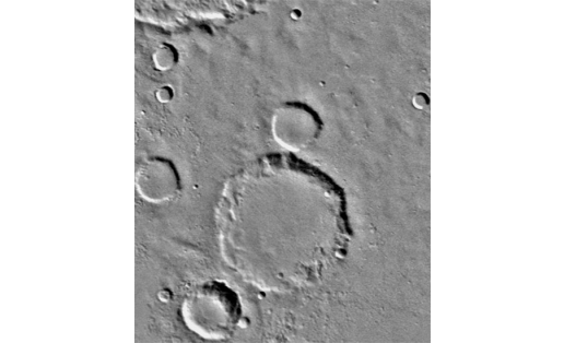 Поверхность Марса в районе кратера Зилаир