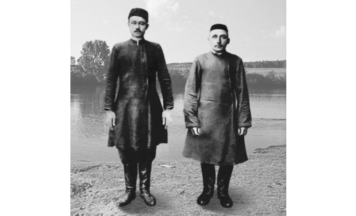 Иргизо-камеликские башкиры в казакинах. Самарская губ., 1915