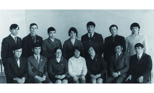 Секретари комсомольских организаций Бурзянского р-на на зональном семинаре (г. Учалы, 1976)