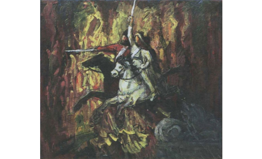 Эскиз декорации к опере «Салават Юлаев» З.Г.Исмагилова