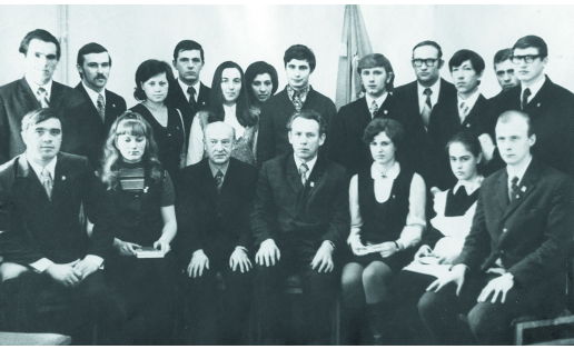 Сотрудники Белорецкого горкома ВЛКСМ. 1975