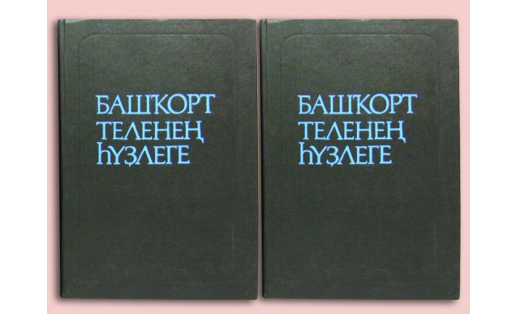 Словарь башкирского языка в 2 тт. — М., 1993.