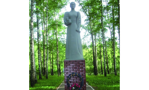Памятник Е.Иглиной в с.Иглино A monument to E.Iglina in Selo Iglino