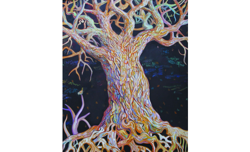 “Древо жизни. Шежере”. Художник – Х.С. Фазылов “Tree of life. Shezhere”. Artist – K.S. Fazylov