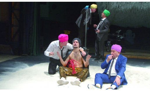 Сцена из спектакля “Женитьба” Н.В.Гоголя A scene from the play The Marriage by N.V.Gogol