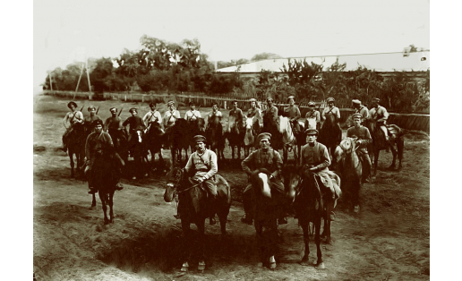 Бойцы Башкирского кавалерийского полка. Саранск, 1919