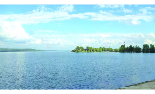 Кармановское водохранилище The Karmanovskoye Reservoir