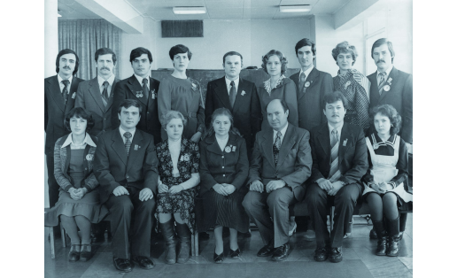 Делегаты 31‑й городской конференции от Дёмского р‑на. 1987