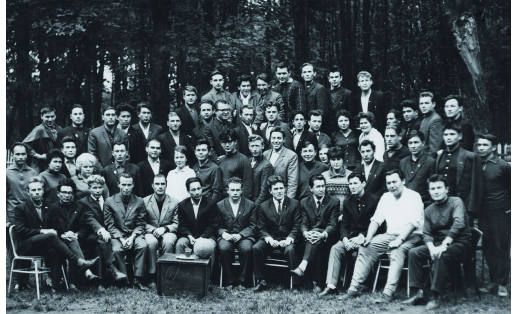 Участники семинара первых секретарей горкомов и райкомов ВЛКСМ (г. Уфа, 1967)