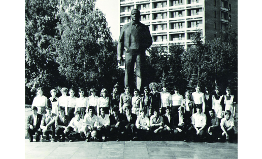 Всесоюзный сбор школьников комсомольского актива в Центре подготовки космонавтов имени Ю. А. Гагарина. 1982