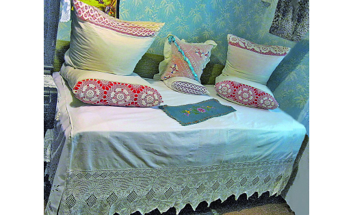 Традиционное убранство кровати в немецком доме
