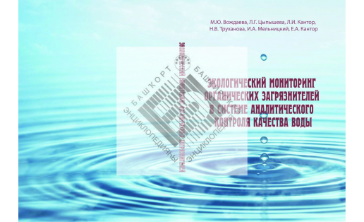 Экологический мониторинг органических загрязнителей в системе аналитического контроля качества воды