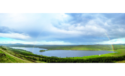 Учалинский район. Озеро Калкан Uchalinsky Raion. The Kalkan lake