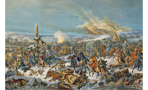 Переправа французов через Березину. Худ. П.Хесс. 1844