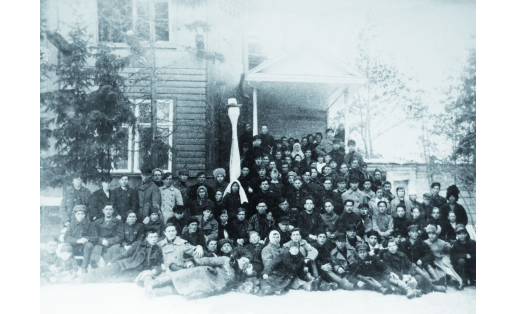 Делегаты Тамьян-Катайской кантонной конференции РЛКСМ (г. Белорецк, 1925)