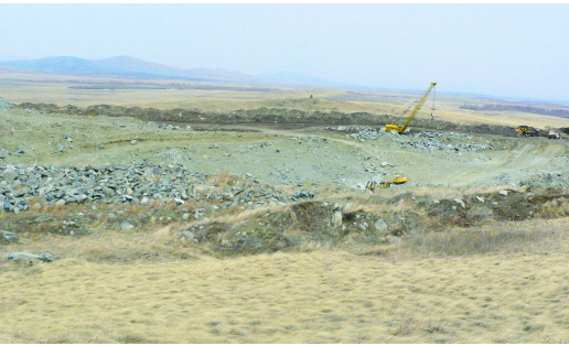 Северо-Бускунское месторождение строительного камня The North Buskunskoye deposit of building stone