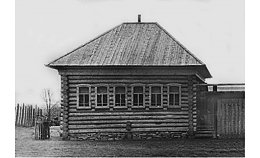 Ҡыйығы 4 яҡлы биш мөйөшлө өй. Силәбе өлкәһе Наҙы-Петровск р‑ны, Арслан а., 1959.