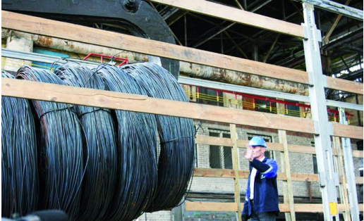 Белорецкий металлургический комбинат. Производство автомобильной проволоки; The Beloretsk Metallurgical Plant: production of automotive wire