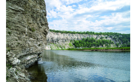 Гафурийский район. Скала Акташ Gafuriysky Raion. The Aktash rock